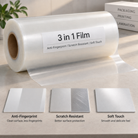 Film de lamination thermique brillant et film de lamination à froid pour emballage de boîtes de gâteaux, film BOPP mat 3-en-1 pour emballage de boîtes