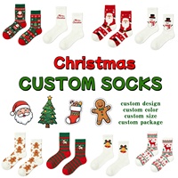 Chaussettes de Noël jetables rouges douillettes et chaudes pour hommes, anti-bactériennes, avec logo personnalisé ODM, idéales pour les cadeaux - Grande Vente des Fêtes