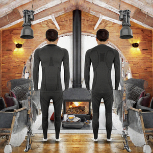 Ensemble de sous-vêtements de ski en laine mérinos de haute qualité, chaud, durable, antibactérien, évacuant l'humidité, marque personnalisée - Product Image 2