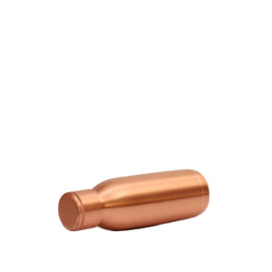 Modern Minimalist Plain <b>Copper</b> <b>Bottle</b> - Premium Hand-Polished 250ml Leak-Proof <b>Copper</b> Drinkware for Home & Office - Product Image 2