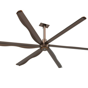 Ventilador de Techo Industrial HVLS PMSM de 12 Pies, 6 Aspas de Aluminio y Magnesio, Flujo de Aire de 4000 m/min, Ruido de 38 dB, Diseñado para Fábricas - Product Image 1