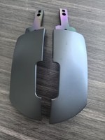 Cangkang Mouse untuk Logitech G Pro X super ringan, 2 suku cadang reparasi Mouse Gaming