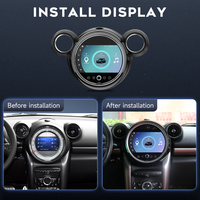 Radio para Coche Android con Pantalla Táctil de 9 Pulgadas, Sistema Android 14, Multimedia, Navegación GPS y Reproductor de DVD para BMW MINI R60 R56 F54 F55 F56