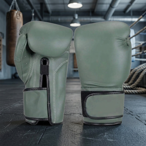 Gants de boxe en cuir PU 10oz/16oz pour entraînement de sparring Muay Thai, avec sangle de poignet réglable et logo personnalisé - Product Image 3