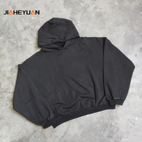 Pull baggy uni en éponge française personnalisé Sweatshirt à capuche pour hommes Impression bouffante Fabricants de sweats à capuche surdimensionnés de haute qualité