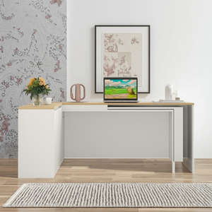 <span class=keywords><strong>Lit</strong></span> de bureau double <span class=keywords><strong>pliable</strong></span> moderne en métal crème avec panneau invisible pour appartement et chambre à coucher - Product Image 5
