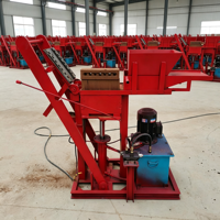 Machine à fabriquer des briques entièrement automatique avec extrudeuse, moteur et roulement pour blocs creux et construction routière