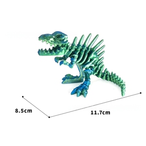 Modèle articulé imprimé en 3D personnalisé Jurassic, jouet dinosaure squelette Spinosaurus, cadeau - Product Image 6