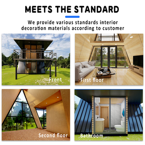 <span class=keywords><strong>Casa</strong></span> Móvil Prefabricada de Acero Modular de Estructura Resistente y Lujosa, Totalmente Equipada para Hotel o Apartamento - Product Image 2