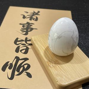 Pierres d'howlite naturelles polies, pierres décoratives de poche pour soulager le stress - Product Image 6