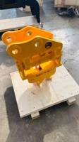 Acoplamiento Rápido Universal Inclinable WXTQH01 para Excavadora Pequeña, Cambiador de Cucharones, Equipo de Acoplamiento Hidráulico Ajustable