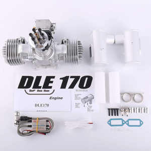 เครื่องยนต์แก๊ส DLE170CC ของแท้ ปี 2025 ขายดี สำหรับเครื่องบินบังคับวิทยุ รุ่น DIY อะไหล่ประกอบเอง สองสูบ 2 จังหวะ 17.5 แรงม้า โครงสร้างโลหะ - Product Image 6
