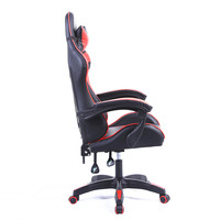 Chaise de jeu PC de luxe moderne inclinable avec repose-pieds, chaise de jeu de course pour gamer