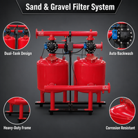 Filtre à sable multiport en acier au carbone de 3 pouces avec vanne automatique pour l'agriculture et le traitement de l'eau