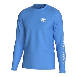 Camisa de Pesca Anti-UV con Logotipo Personalizado al por Mayor, Transpirable, Impermeable, Resistente al Viento, Talla Grande, Deportiva, Secado Rápido, Protección UV UPF 50 - Product Image 1