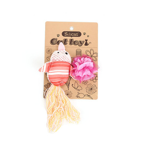 Pet fabbrica di moda all'ingrosso popolare divertente gatto giocattoli di peluche Set con carta di carta di imballaggio - Product Image 2