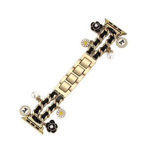 Nueva Correa de Reloj de Acero Inoxidable con Diseño de Flor de Camelia y Hebilla para Relojes <span class=keywords><strong>6</strong></span>, 5, 4 y 3 - Product Image 5