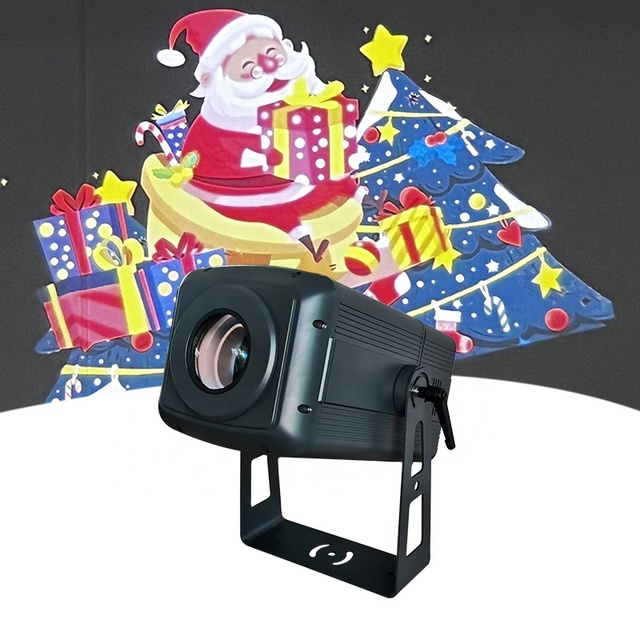 Nebula 200W LED Zoom Light Multiple Custom Gobo Christmas Pattern Logo Gobo Projector
