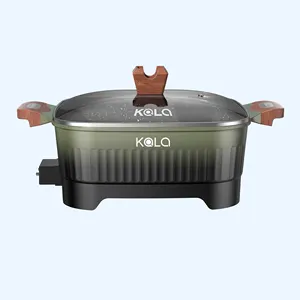 High Quality Electric Cooker Pan Marble Electric Cooking Pan Electric Frying Pan Manufacturer Electric Cookware Hotpot