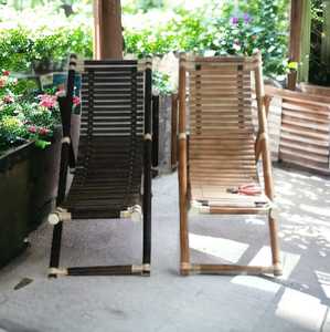 Lot de 2 chaises longues d'extérieur en bambou au prix de gros pour plage, maison, jardin, piscine, chaise longue - Product Image 4