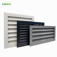 Grille de ventilation rectangulaire linéaire moderne en alliage d'aluminium réglable et durable pour système de climatisation, idéale pour hôtels et hôpitaux