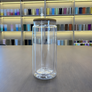 snowglobe tumbler DIY with glitter and custom stickers snowglobe tumbler clear pre drilled - Product Image 6
