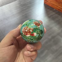 Boules de Baoding artisanales, boules d'exercice creuses à coups de clochettes, revêtement en résine, cadeau artisanal chinois pour anniversaire de mariage