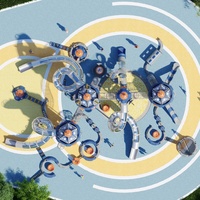 Équipement de parc d'attractions extérieur très demandé : toboggan en plastique et métal pour enfants, idéal pour les jardins et les écoles