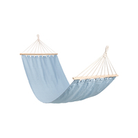 Hamac de couchage suspendu en bois, lit-balançoire Portable en plein air Parachute Camping hamac avec sangle d'arbre, vente en gros