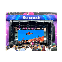 Écran d'affichage à LED pour intérieur et extérieur Panneaux muraux vidéo à LED pour scène géante Location de fond Mur vidéo à LED