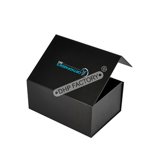 Caja de Regalo de Cartón Rígido Personalizada en Forma de Libro Negro con Cierre Magnético e Impresión de Logotipo para Empaque Premium - Product Image 6