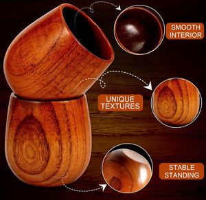 Botellas de Almacenamiento de Whisky Bourbon de Madera Clásicas Hechas a Mano de Alta Calidad, Jarra de Estilo Antiguo, Vaso - Product Image 4