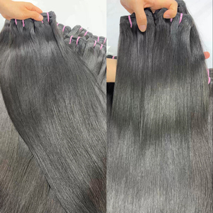 Paquete de cabello humano liso de hueso vietnamita crudo sin procesar, cutícula alineada, proveedor de cabello virgen, extensión de cabello camboyano indio - Product Image 5