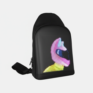 Sac à dos LED en tissu Oxford ABS unisexe, tactique, souple, avec fermeture éclair, pour activités de plein air, bandoulière, moins de 21 litres, motif dessin animé - Product Image 1