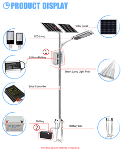 High Quality All-in-One Solar Street <b>Light</b> <b>with</b> Remote Control and <b>Motion</b> <b>Sensor</b> for Outdoor Use - Product Image 4