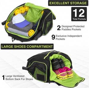 Free Sample OEM Factory Custom Travel Pickleball Tennis Backpack <b>Bag</b> <b>Sport</b> Pickleball <b>Bag</b> for Pickleball - Product Image 4