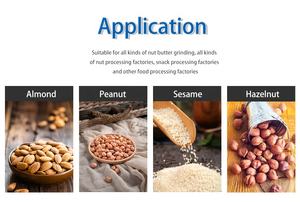 Molino Coloidal Eléctrico Comercial a <span class=keywords><strong>Precio</strong></span> de Fábrica, Molinillo de Pasta de Pistacho, Almendra, Anacardo, Sésamo, Máquina para Hacer Tahini y Mantequilla de Maní - Product Image 5