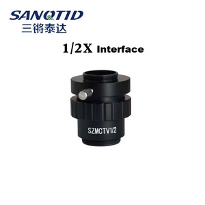 0.4X 0.5X 1X C Montagem Lente Interface SZMCTV 1/2 1/3 1X Adaptador <span class=keywords><strong>Trinocular</strong></span> Microscópio Estéreo CTV Lente - Product Image 2