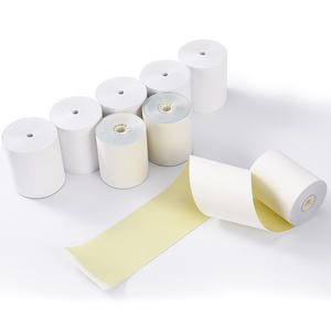 Papier pour imprimante matricielle à points continu 9,5x11, papier autocopiant NCR sans carbone en feuilles, qualité A, longue durée de vie, enroulement serré, vente chaude - Product Image 1