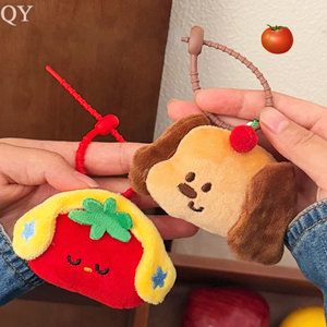 QY Cute PP Cotton Plush Dog Camel Keychain Soft Stuffed Animal <b>Bag</b> Charm Backpack Pendant <b>Key</b> <b>Ring</b> Gift Wholesale Accessories - Product Image 6