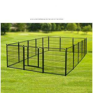 Cubierta de jaula de metal para gatos de ocho paneles, Caja impermeable y a prueba de polvo para mascotas, tienda de campaña para exteriores, 4 tamaños con patrón de animales - Product Image 3