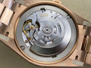 Montre mécanique de qualité supérieure 40 mm, usine PPM, acier 904L, mouvement 3255, 228235, poids 208 g, or rose, montre verte, modèle Président - Product Image 6