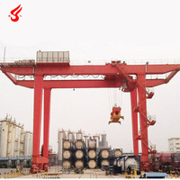 Grue portique à double poutre de type RMG YUFEI, robuste, 10T, 20T, 30T, montée sur rail, pour la manutention des conteneurs en port et en entrepôt