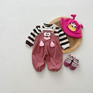 Ropa <span class=keywords><strong>de</strong></span> Bebé Angou, Conjunto <span class=keywords><strong>de</strong></span> Otoño Unisex, Mono con Tirantes <span class=keywords><strong>de</strong></span> Muñeca 3D, Traje para Gatear, Overol para Exteriores - Product Image 4