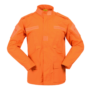 Tenue de travail formelle style camouflage <span class=keywords><strong>orange</strong></span> ACU, uniforme respirant en tissu tissé, antistatique, avec caractéristiques Rip-Stop pour l'extérieur/l'entraînement - Product Image 2