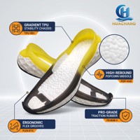 Sneakers de haute qualité avec semelle personnalisée ETPU TPU, semelle extérieure Popcorn, fabrication de semelles.