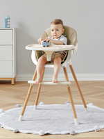 Chaise haute portable pour bébé à hauteur réglable, siège d'appoint pliable en plastique pour l'alimentation