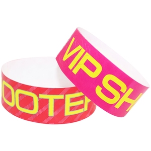 2025 billets d'entrée personnalisés bons billets bracelets en plastique parc pour enfants vilain parc à thème Bracelet jetable - Product Image 2