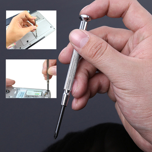 6pcs OEM DIY Multifunction Chrome Steel Handle Screwdriver Set Slotted Phillips Bits Watch Glasses Repair Small <strong>Torx</strong> <strong>Screwhead</strong> - Product Image 6