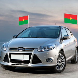 ธงหน้าต่างรถผ้าโพลีเอสเตอร์12X18ธงตกแต่งพร้อมก้านพลาสติกทำจากโพลีเอสเตอร์ออกแบบได้ตามต้องการ - Product Image 3